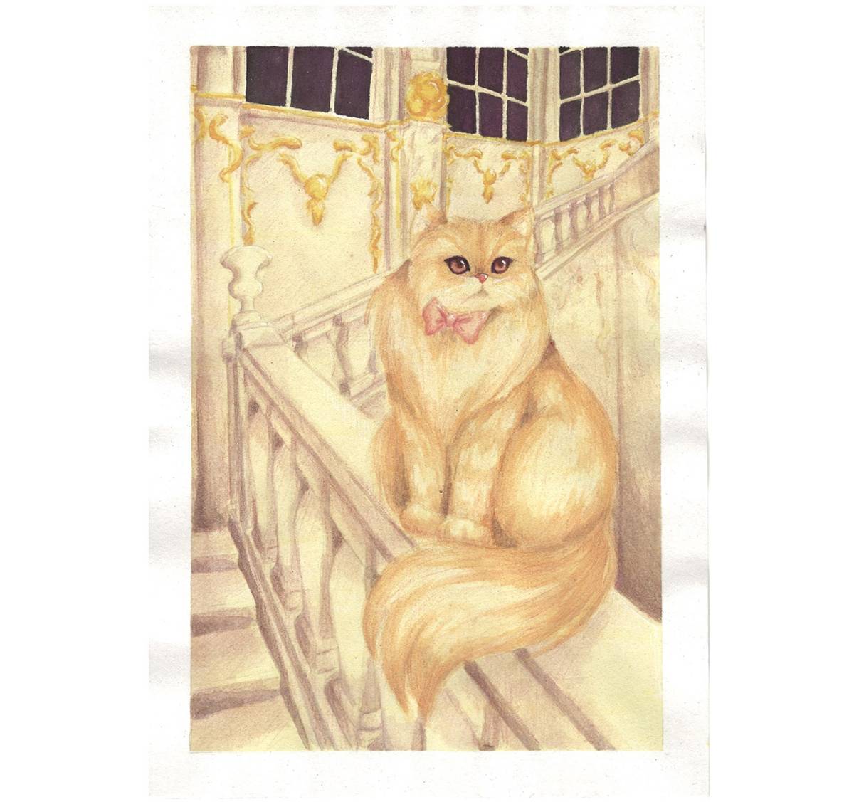 Маловишерка с рисунком эрмитажного кота поборется за поездку в «Артек»