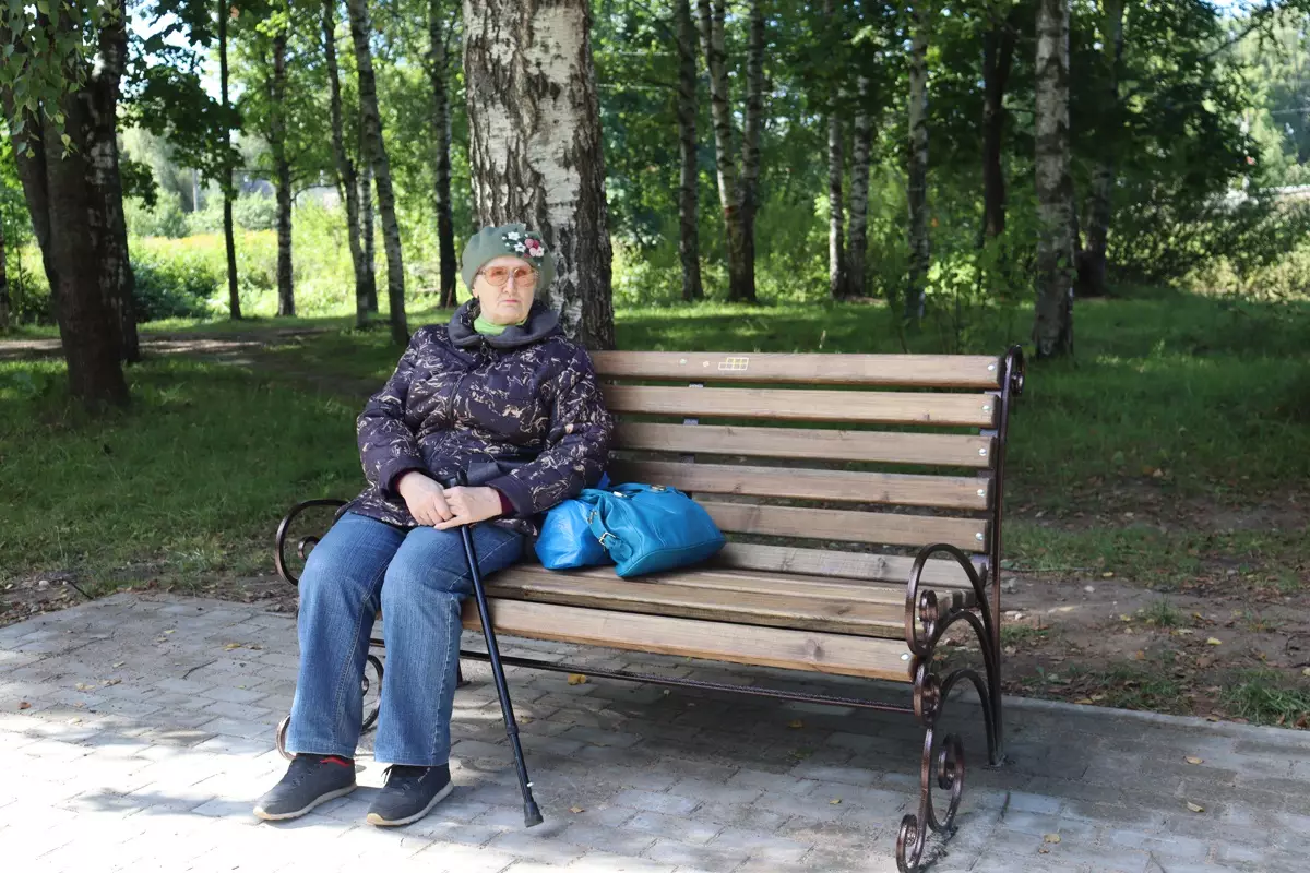Сольчанка Татьяна Фомичева любит отдохнуть в Ильинском парке