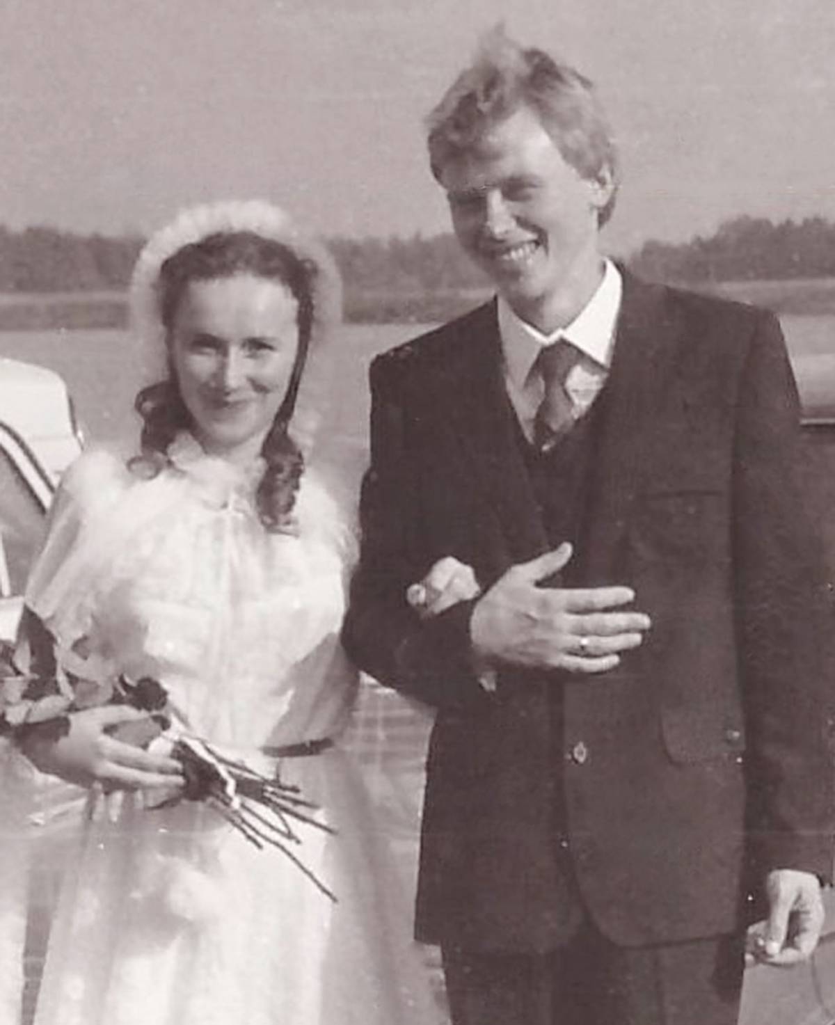Семья Геринг в день регистрации брака (август, 1984 год)