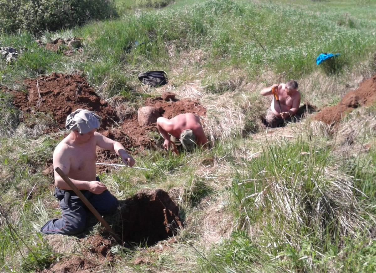 Медаль из блиндажа