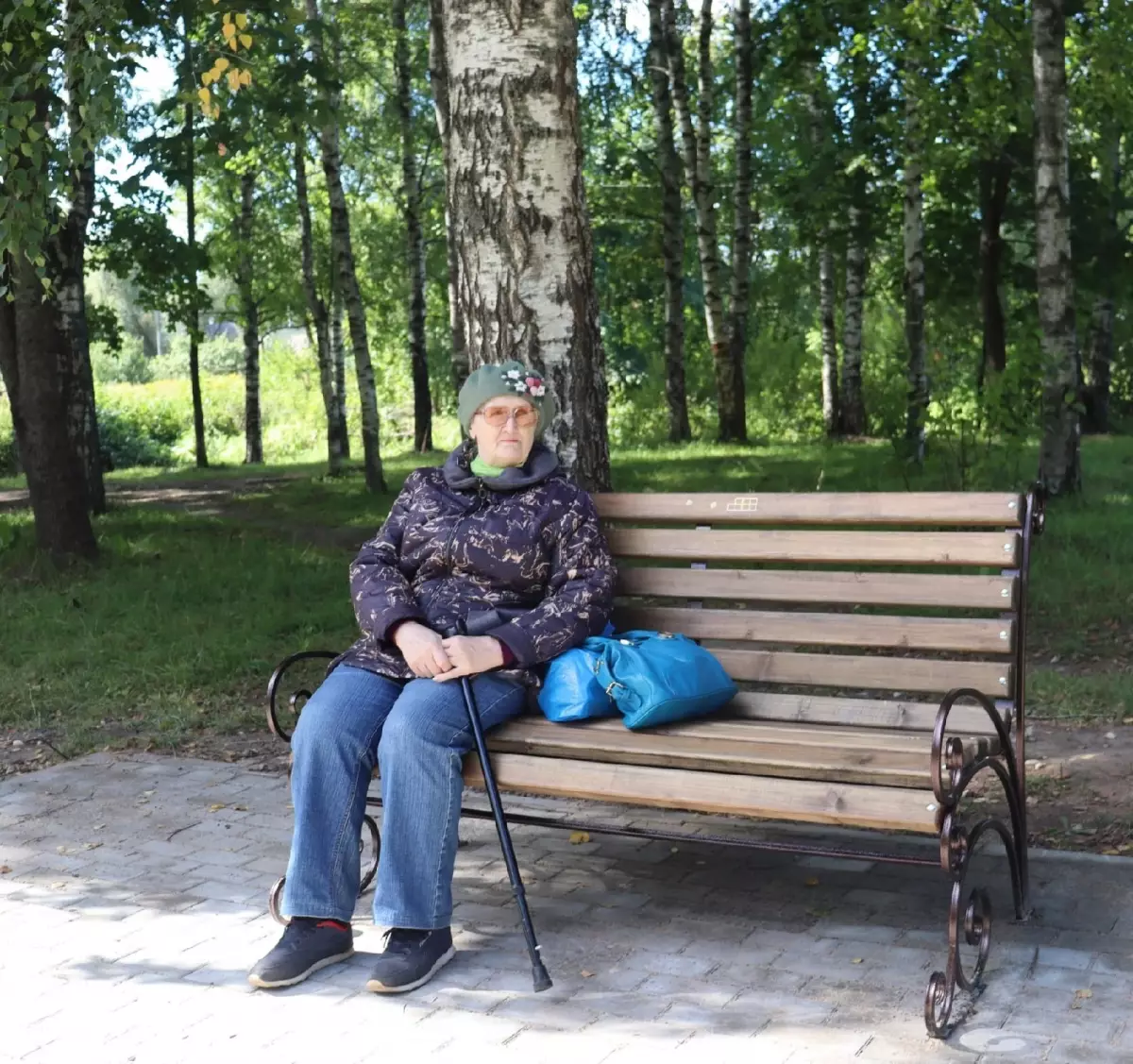 В Сольцах завершили  благоустройство первого этапа  Ильинского парка
