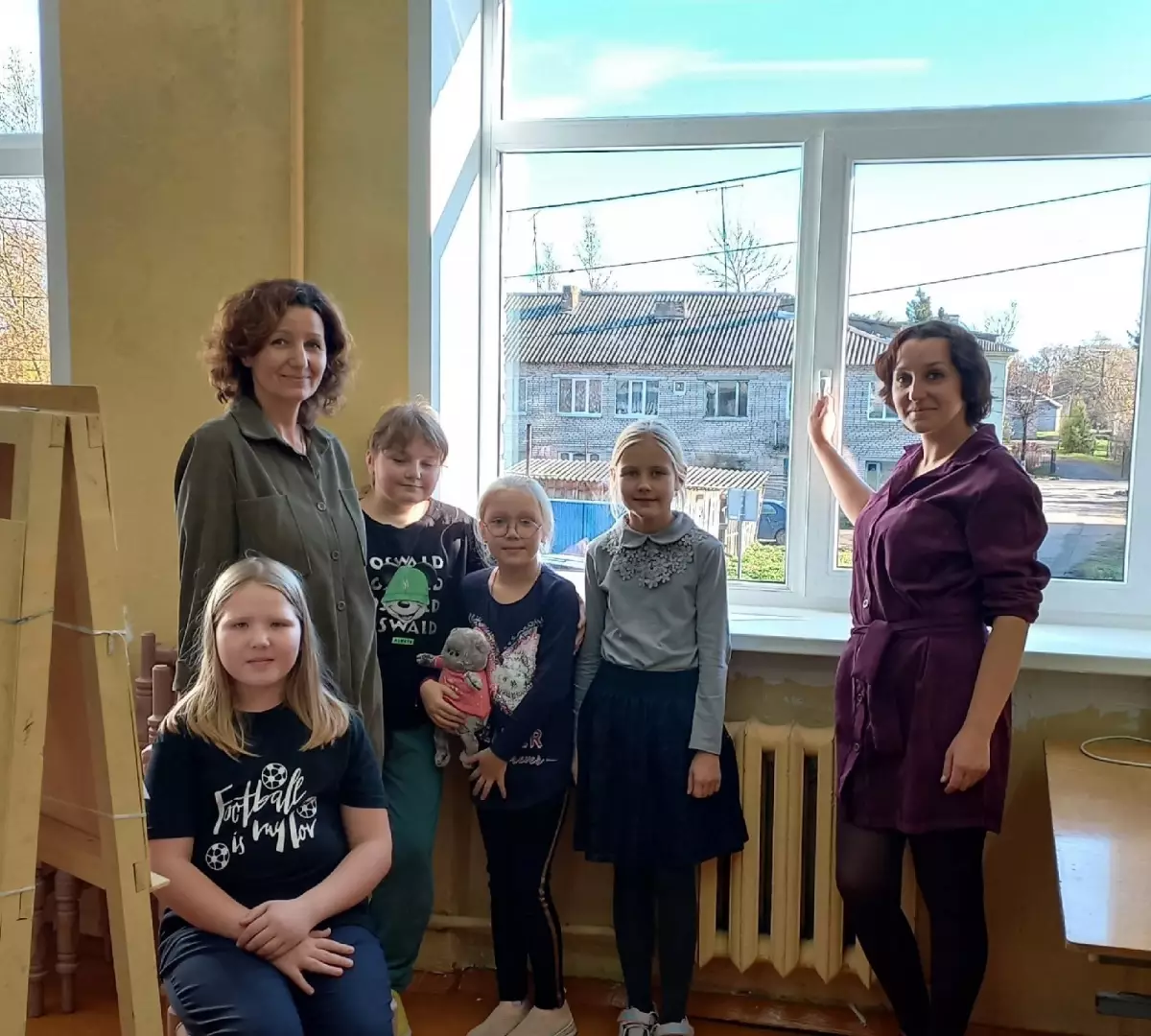 В Волотовской детской школе искусств установили новые окна