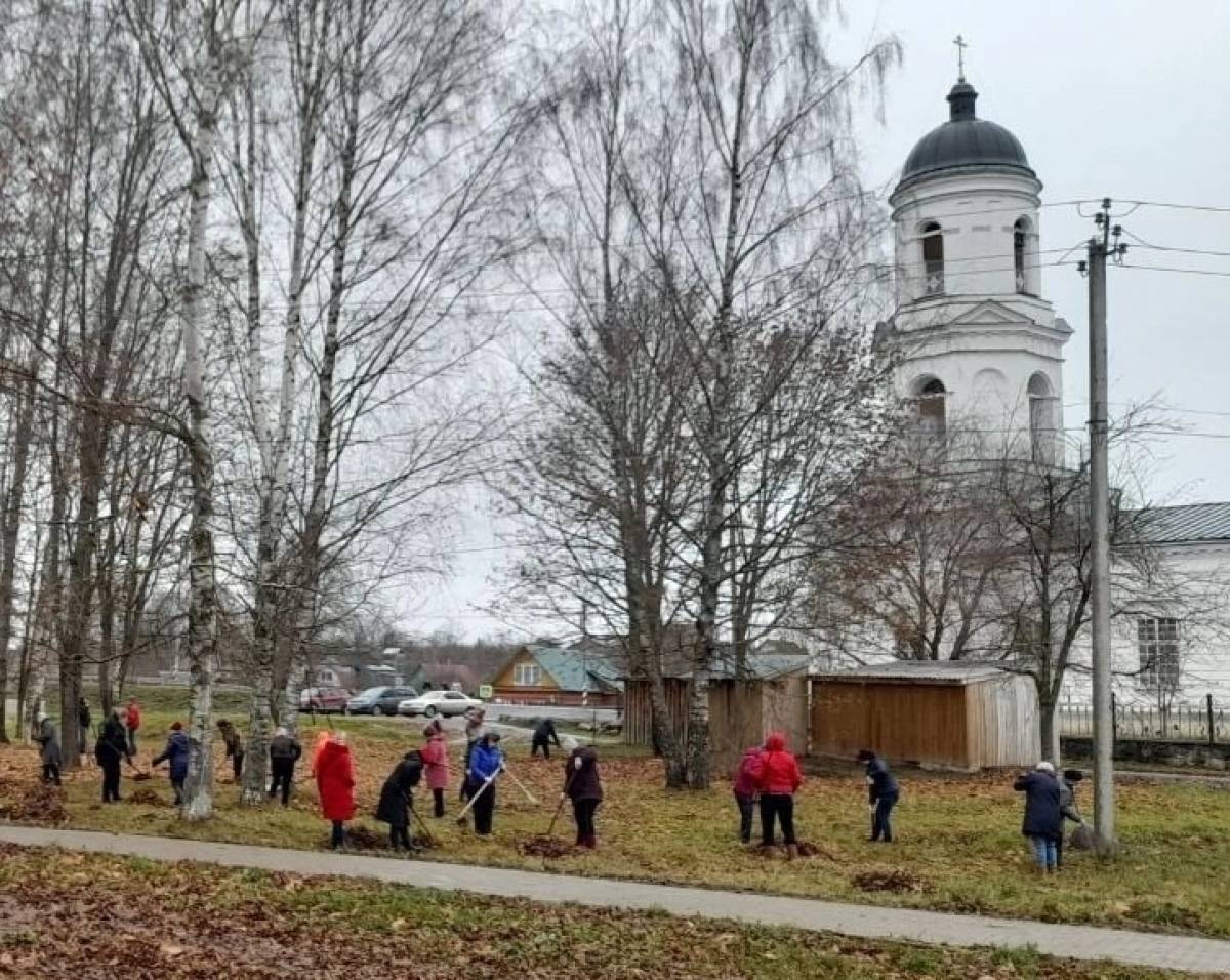 Сольчане провели  субботник в городском парке