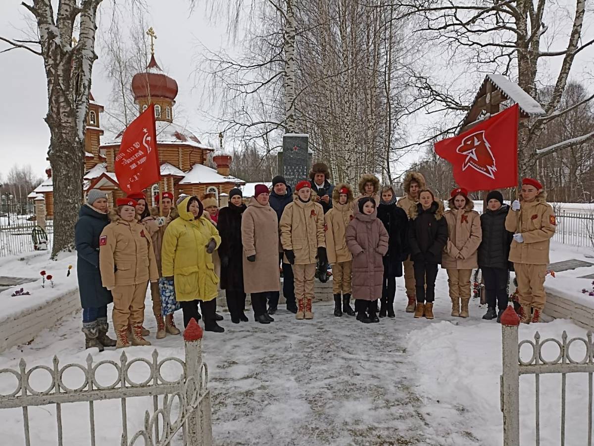 В Парфинском районе отметили 81-ю годовщину освобождения деревни Юрьево от немецко-фашистских захватчиков