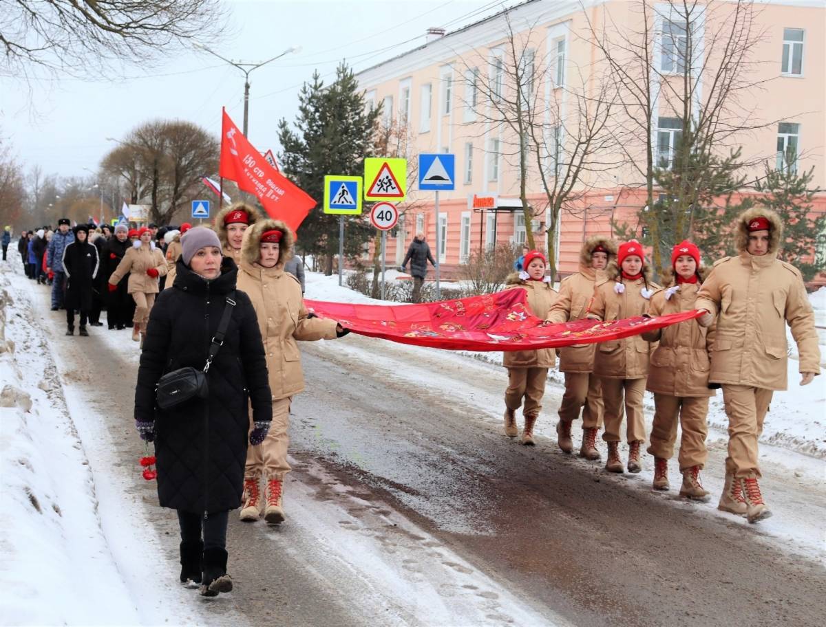 Чудовцы отметили 79-й годовщину освобождения города и района от немецко-фашистских захватчиков