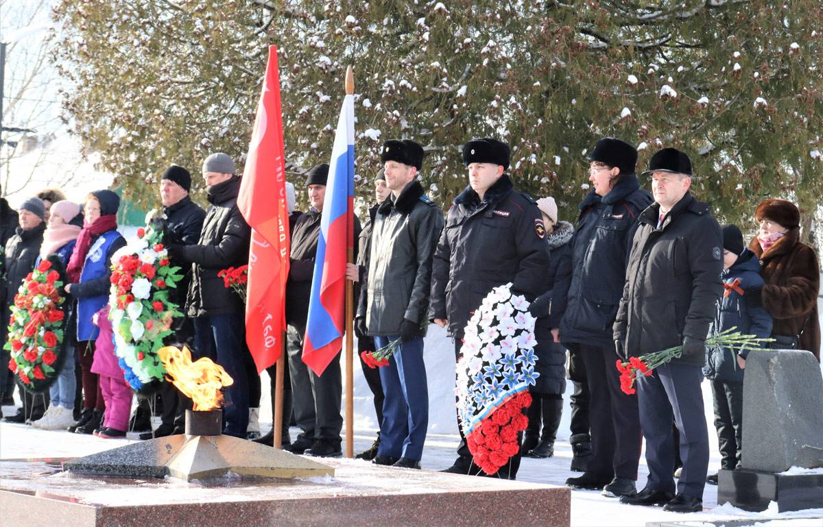 В Батецком районе отметили 79-ю годовщину освобождения от немецко-фашистских захватчиков