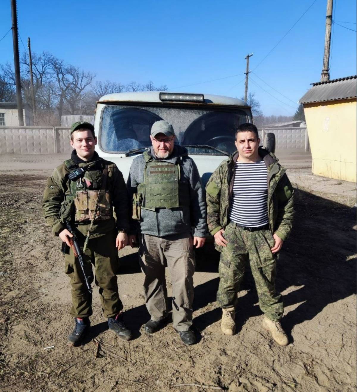 Глава Любытинского района Андрей Устинов побывал в командировке в Луганской Народной Республике