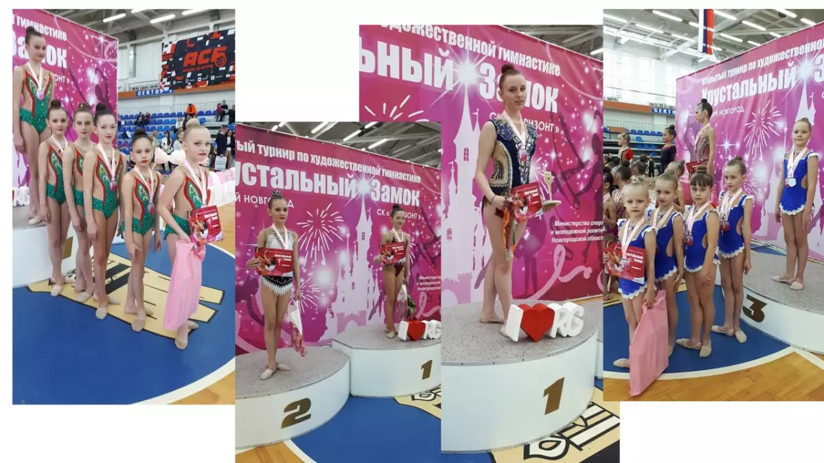 Гимнастки из Малой Вишеры привезли  25 медалей турнира по художественной гимнастике