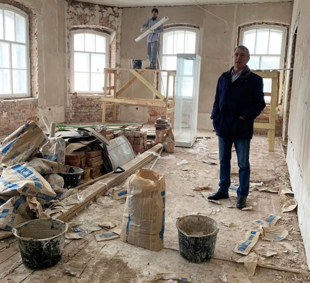 Глава района посетил здание музея