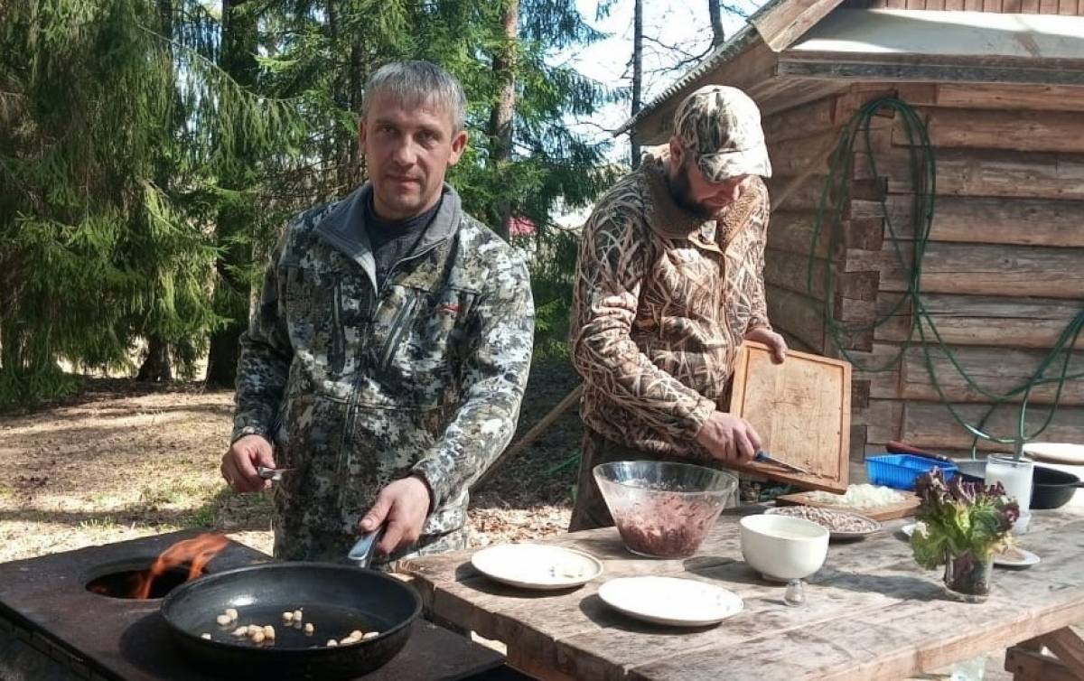 В Шимском районе прошли съёмки  передачи  «Охота по правилам»
