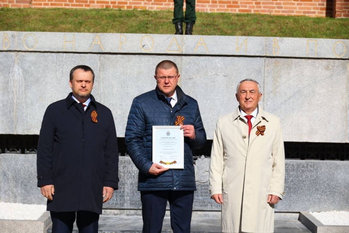 Сольцам присвоено почётное звание Новгородской области «Город воинской доблести»