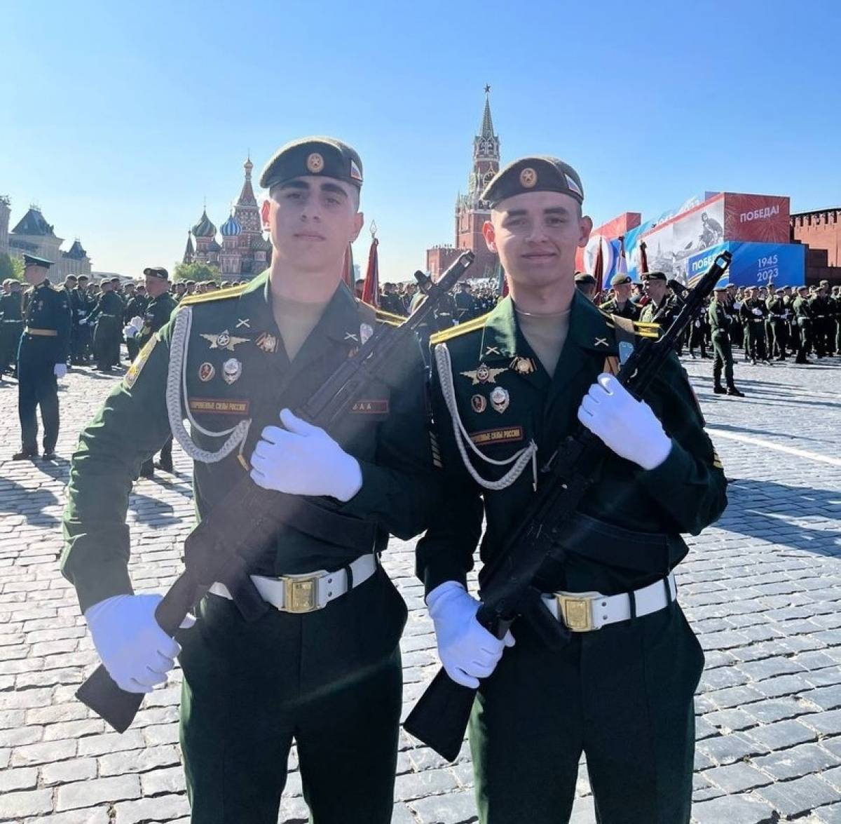Шимчанин Арсен Гасанбеков 9 мая прошёл в парадном строю по Красной площади столицы