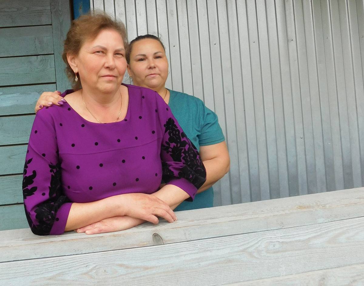 Елена Егорова с дочерью Кристиной