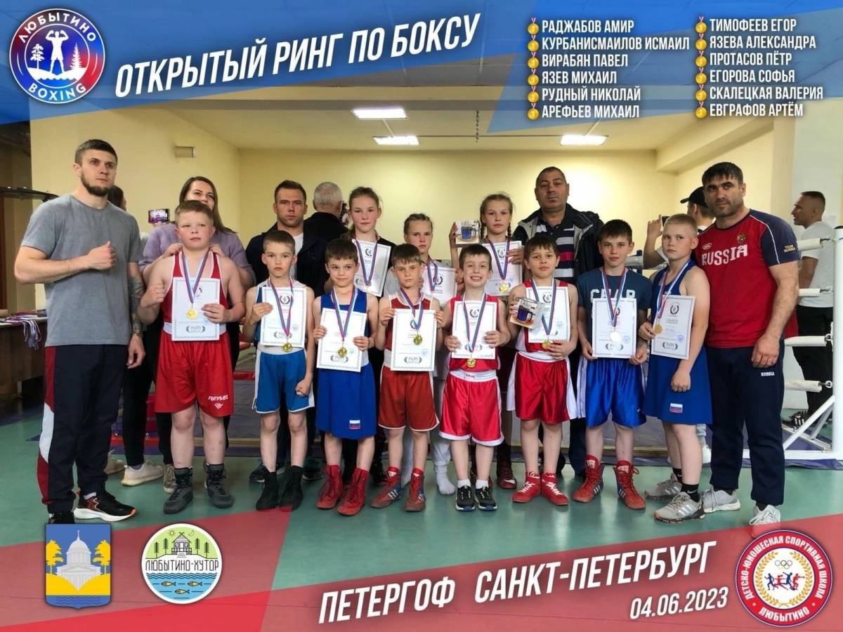12 золотых медалей привезли любытинские боксёры с межрегионального турнира