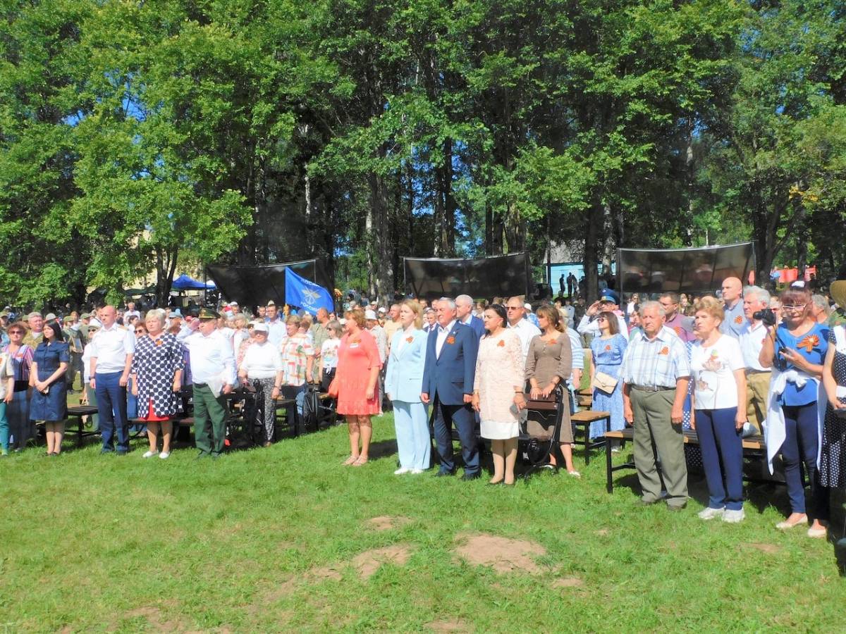 В селе Белебёлка Поддорского района состоялся областной праздник, посвящённый Дню партизанского края.