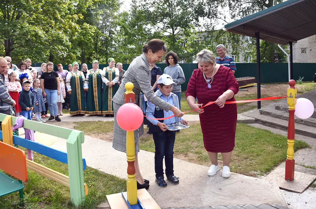 В пестовской деревне Охона отремонтировали детский сад