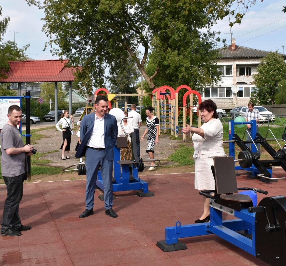 В селе Мошенское торжественно открыли площадку ГТО