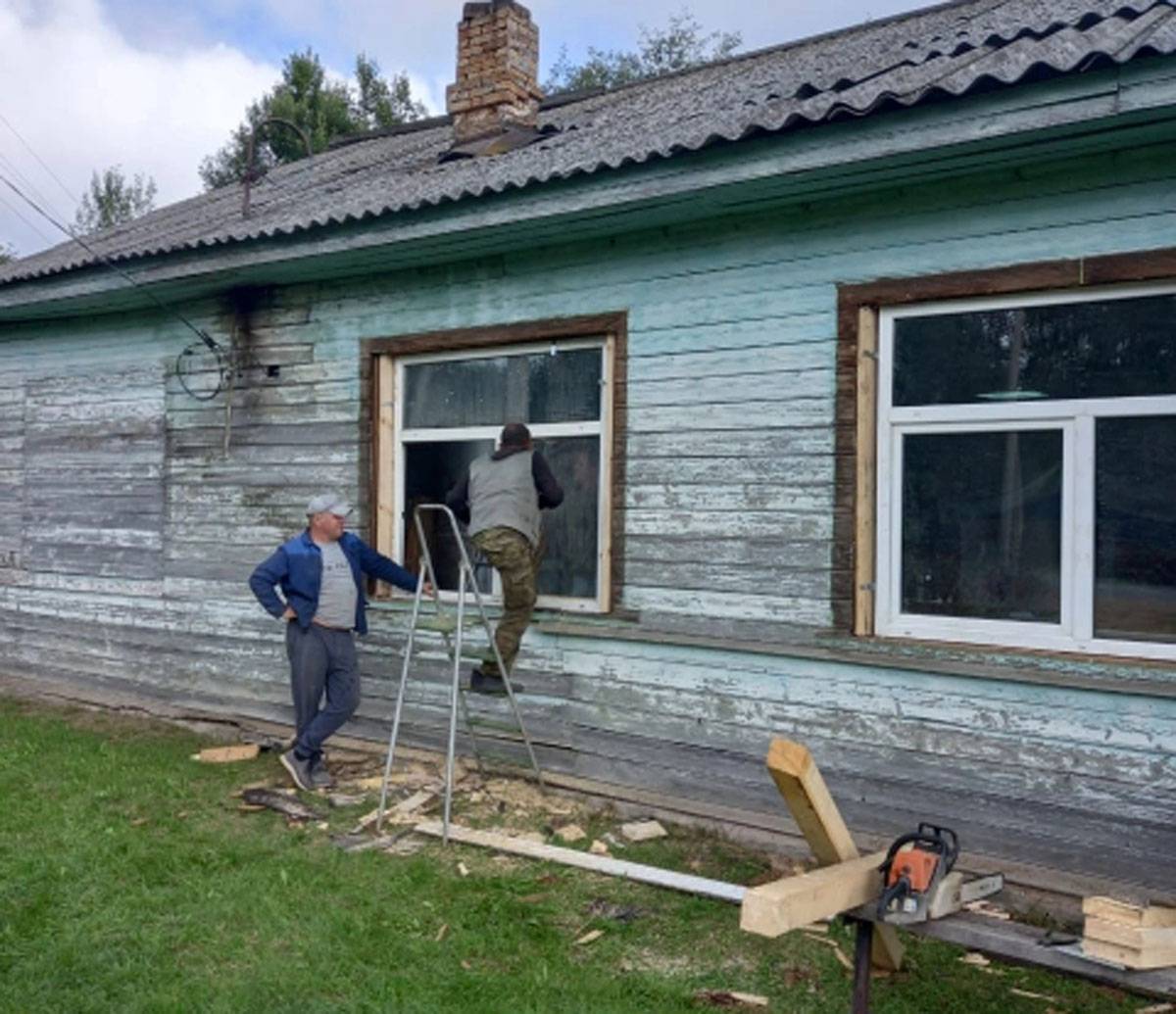 Сельский клуб марёвской деревни Горное дождался обновления
