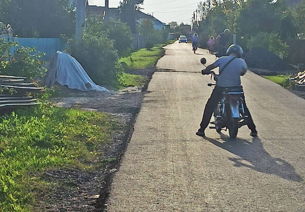 На улице Тушинской в городе Чудово появился асфальт