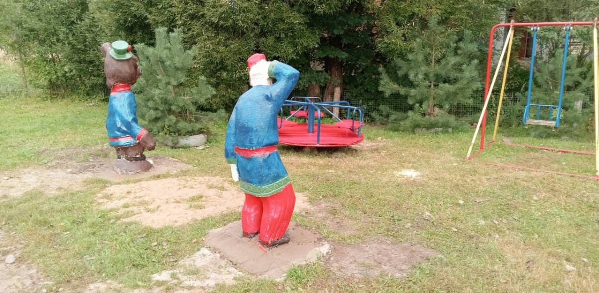 В пожарной части в Малой Вишере поселились сказочные герои