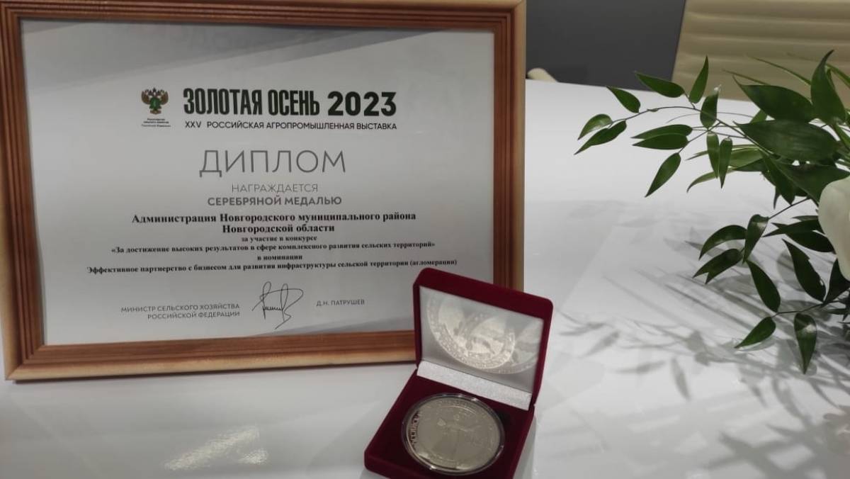 Проект Новгородского района удостоен всероссийской награды