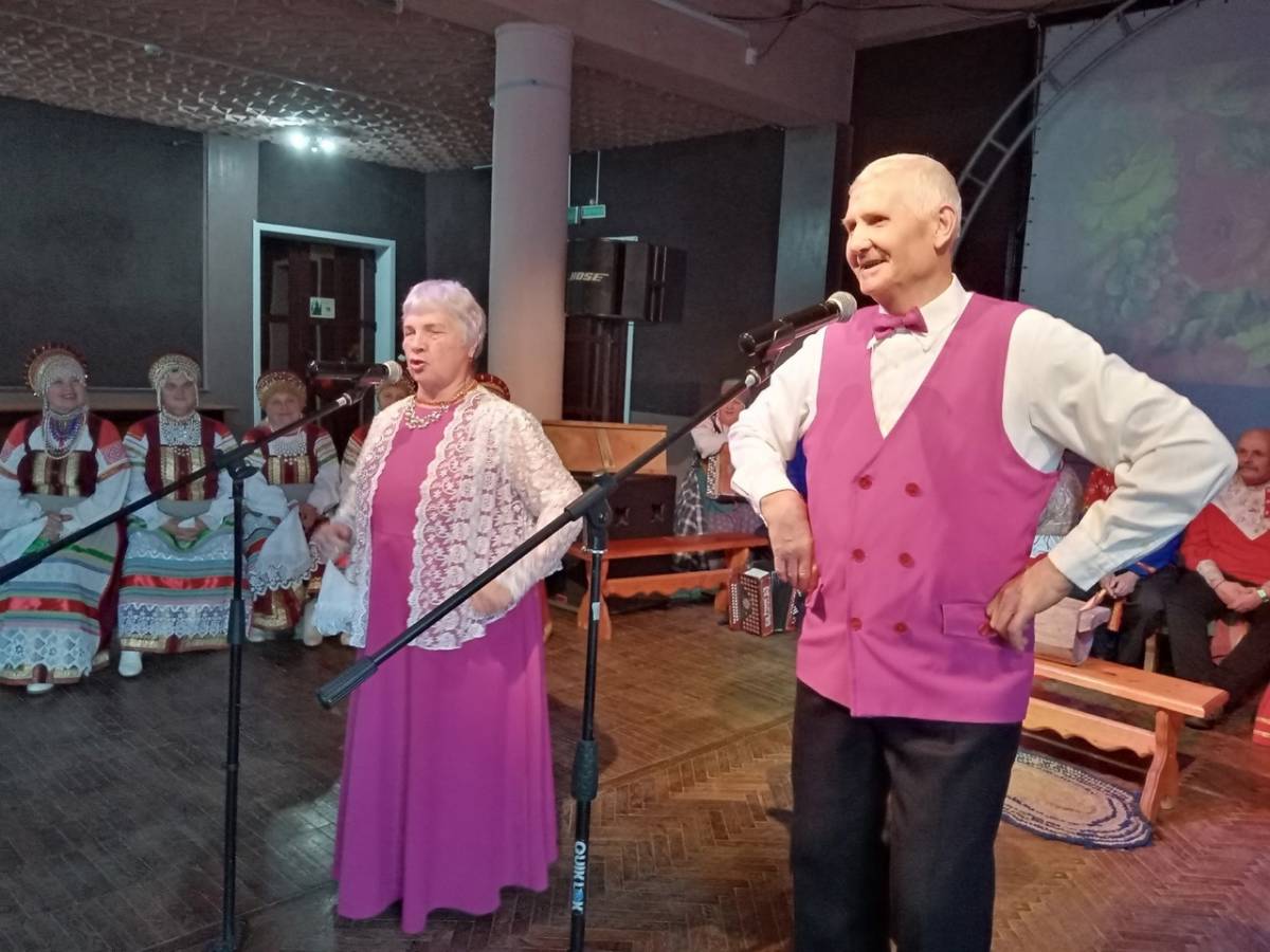 Галина Нилова и Николай Демченко из Поддорья