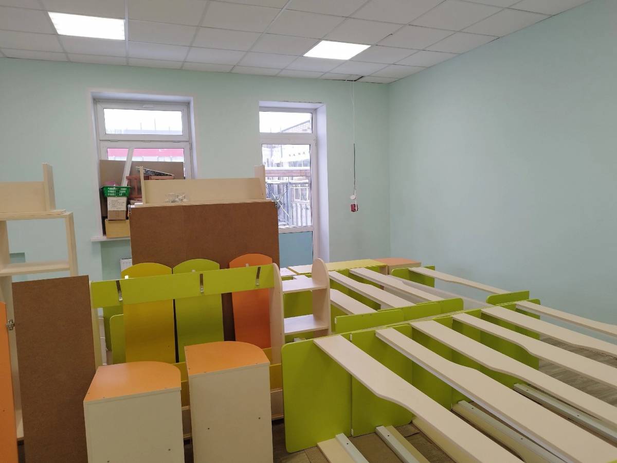 В Доме культуры и детском саду деревни Лесная Новгородского района завершаются капитальные ремонты