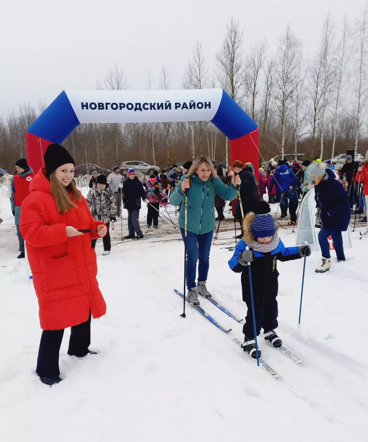 В Панковке Новгордского района Год семьи открыли зимним праздником спорта и  здоровья | Пресса 53