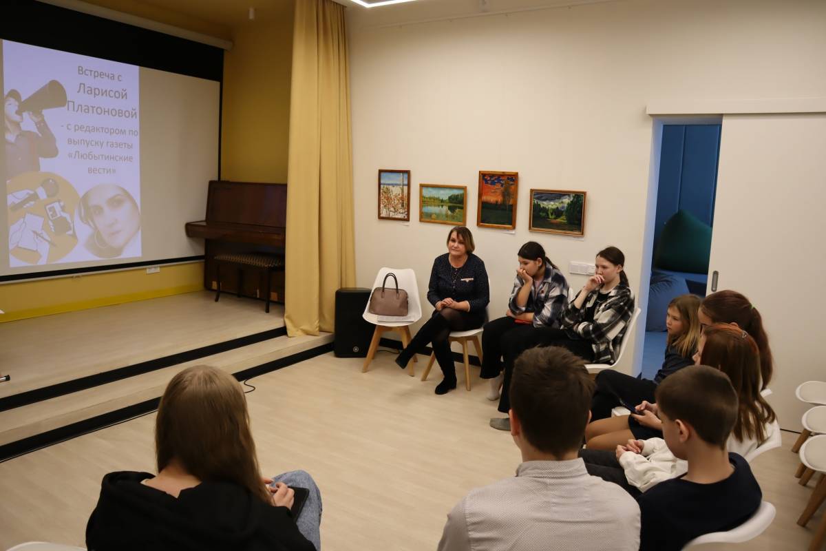 В Любытинской  районной библиотеке  открылась медиастудия