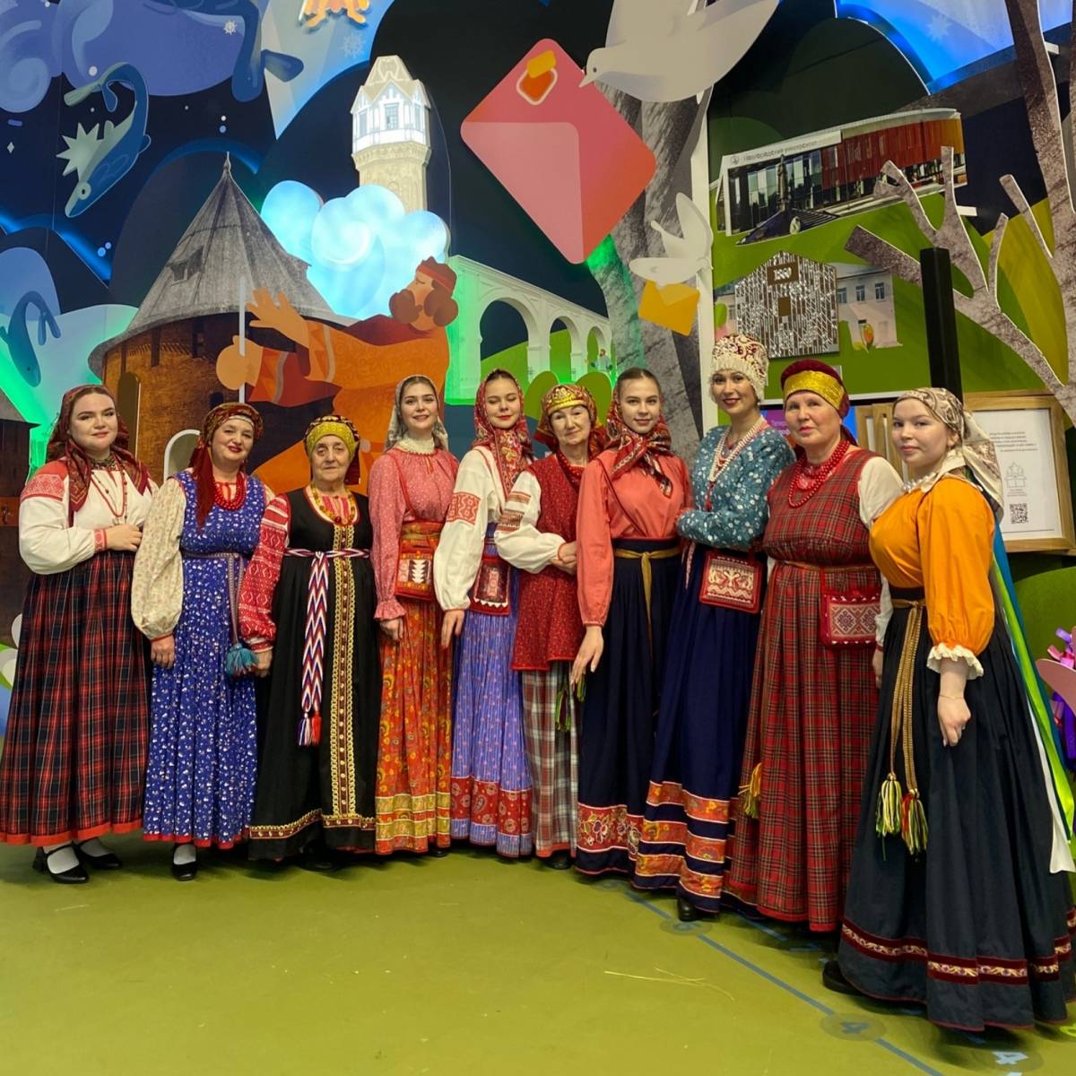 Коллективы Новгородского района представили регион на выставке-форуме «Россия» в Москве