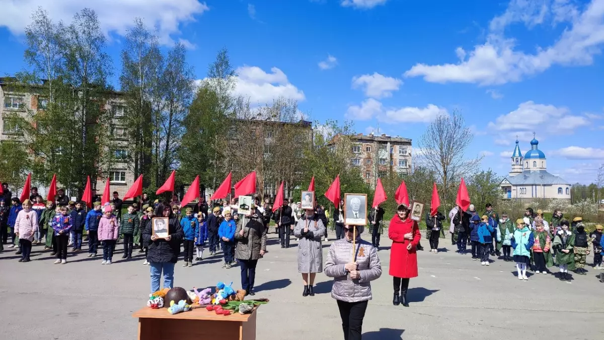 В деревне Лесная Новгородского района отметили День Победы