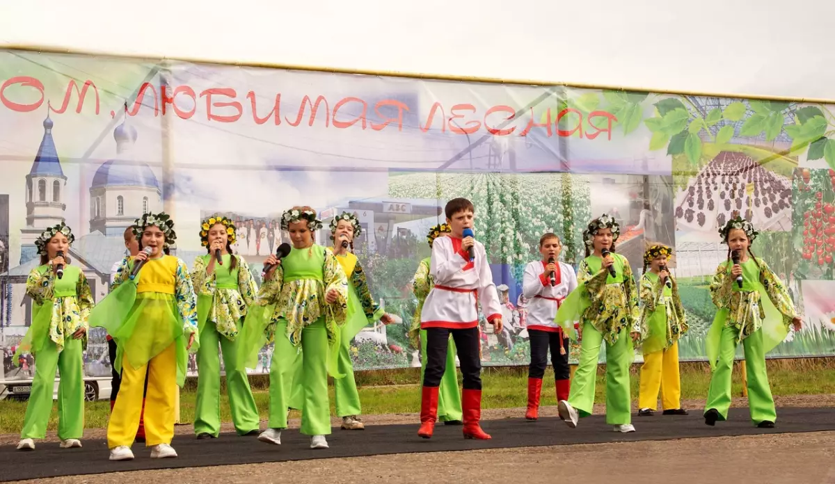 День деревни Лесная, выступают воспитанники Борковской ДШИ