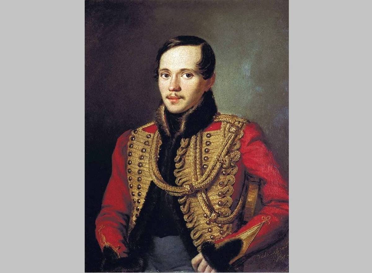 Портрет Михаила Лермонтова кисти Петра Заболотского (1837).