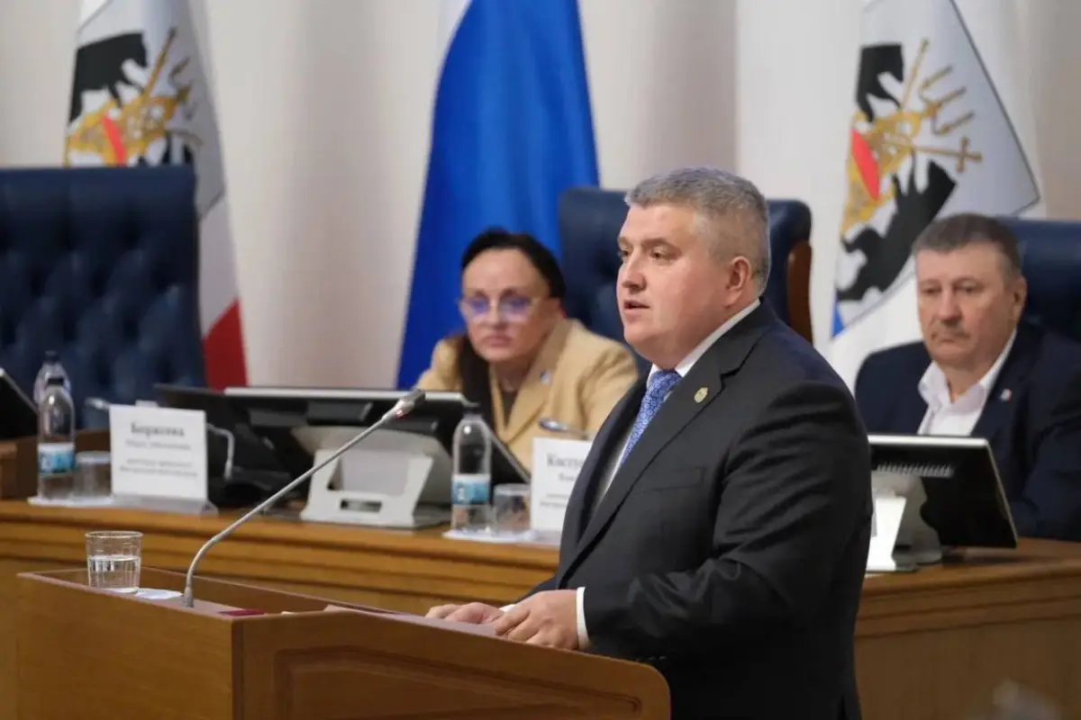 Александр Дронов представил Отчёт о работе новгородского правительства за 2024 год
