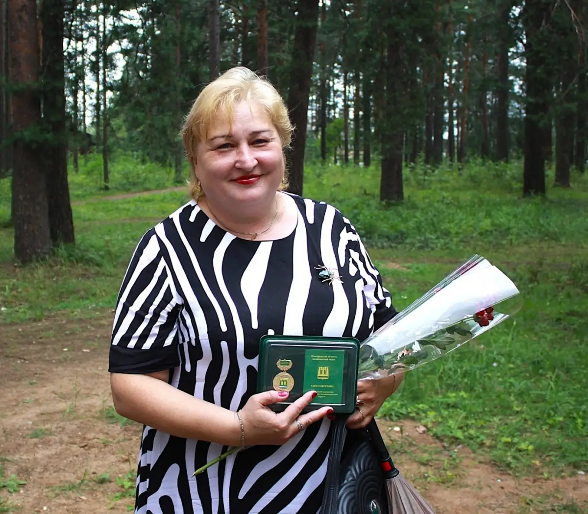 Семью почётных граждан Хвойнинского округа пополнила заслуженный педагог