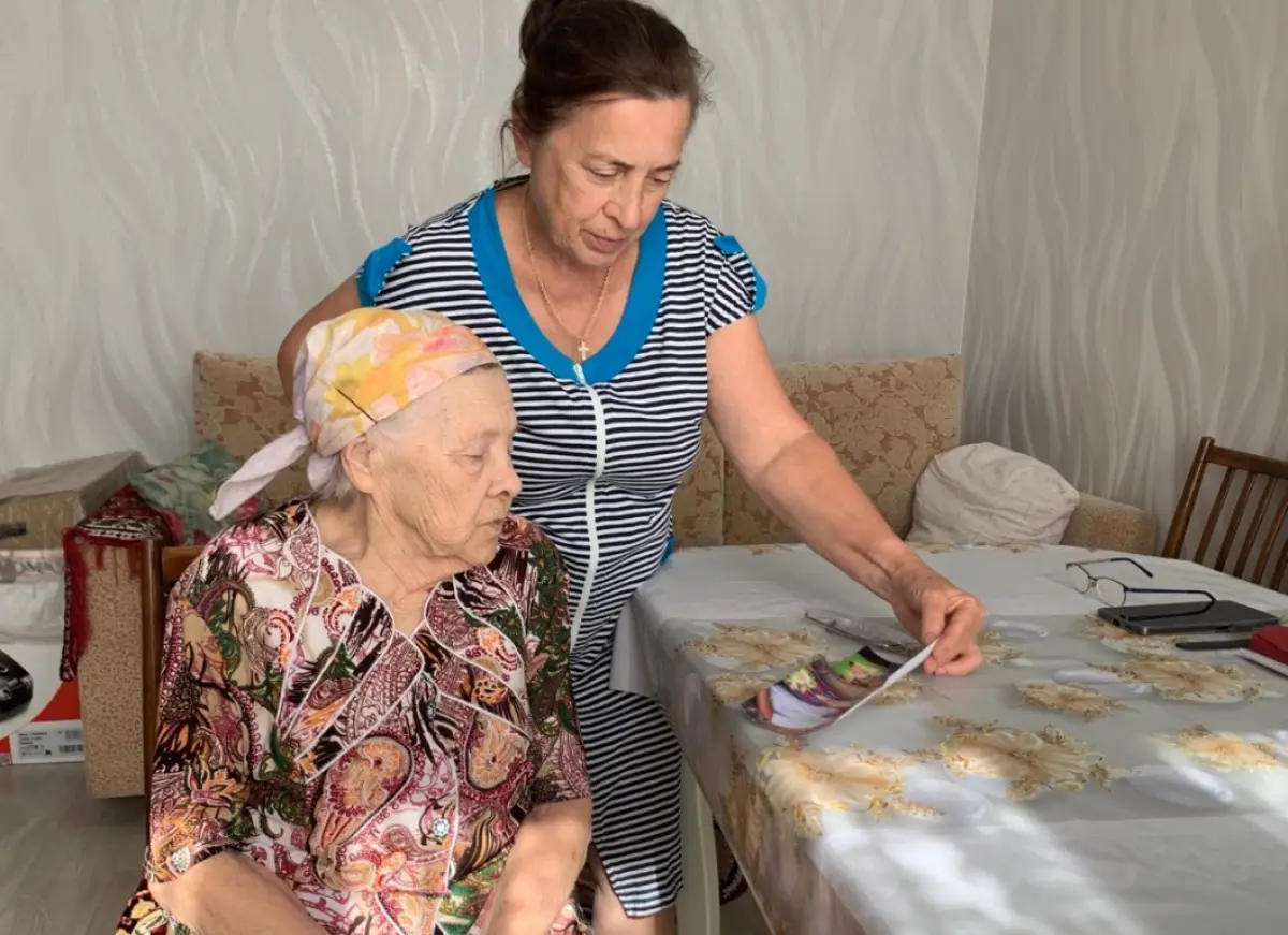 Жительнице Окуловки Любови Николаевне Голубевой исполнилось 99 лет