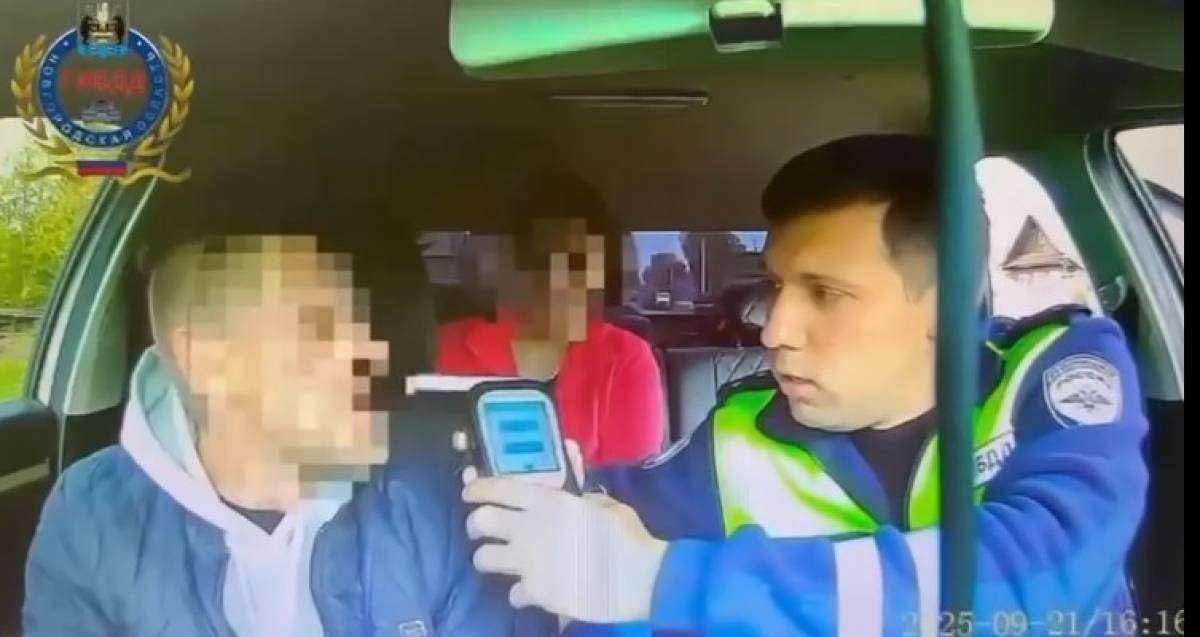 Иллюстрация: кадр видео ГИБДД