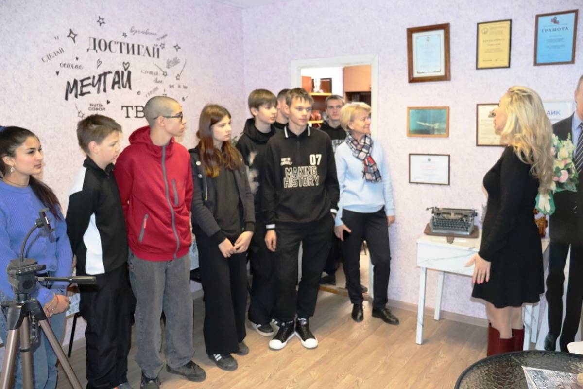 Редакция «Солецкой газеты» знакомит школьников с историей районного издания