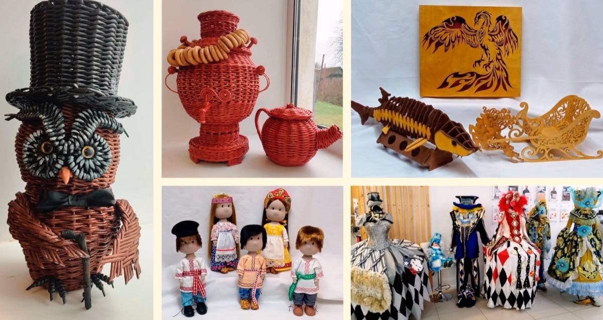 В областном ДНТ открылась выставка «Мастерами славится Демянская земля»