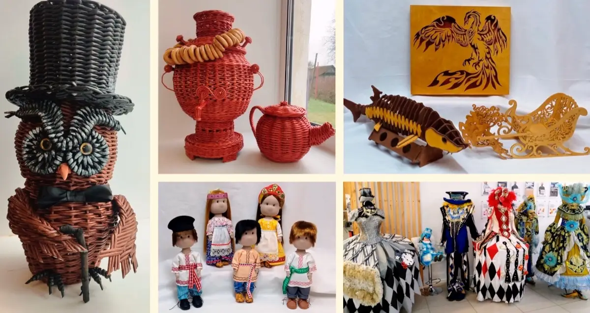 В областном ДНТ открылась выставка «Мастерами славится Демянская земля»