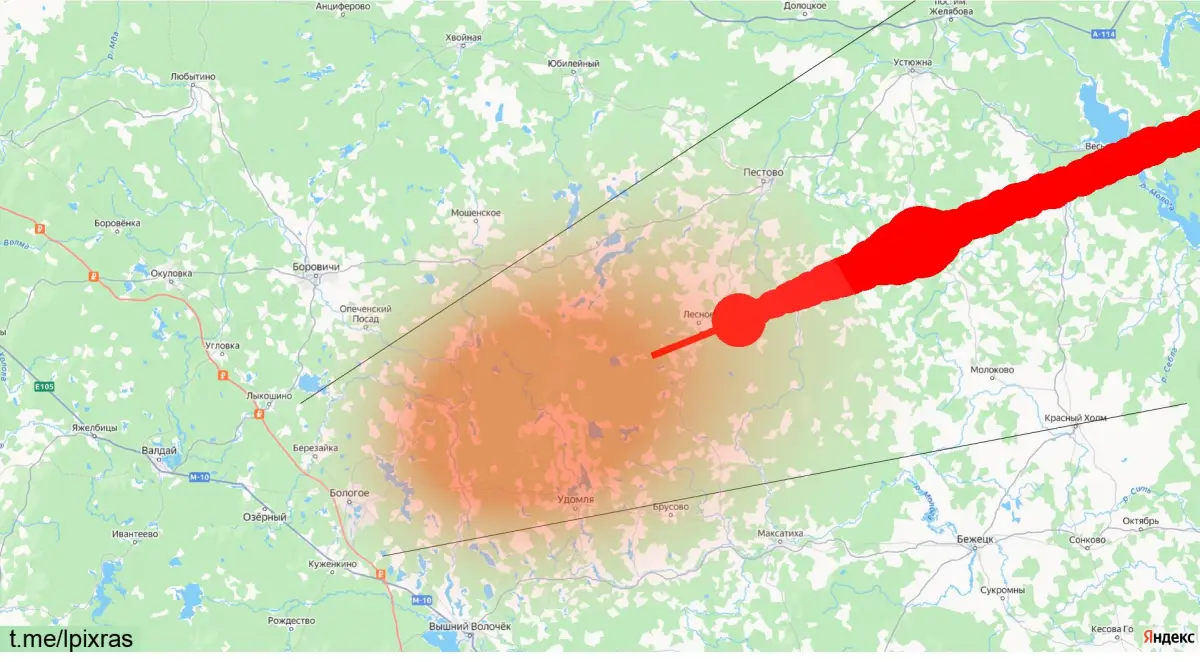 Благодаря болиду вся Россия узнала про город Пестово