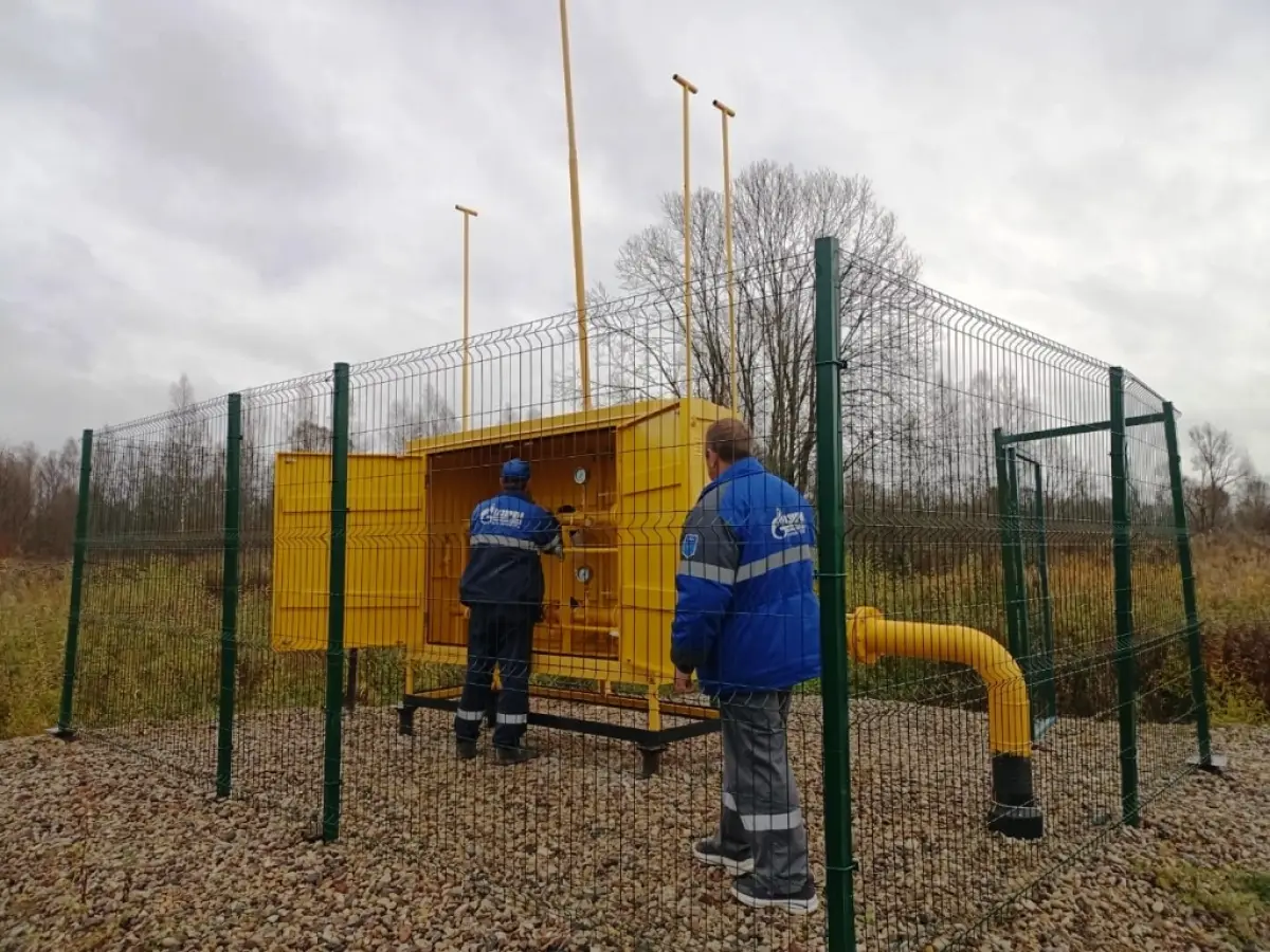 В Парфинском округе газифицировали деревню Борки