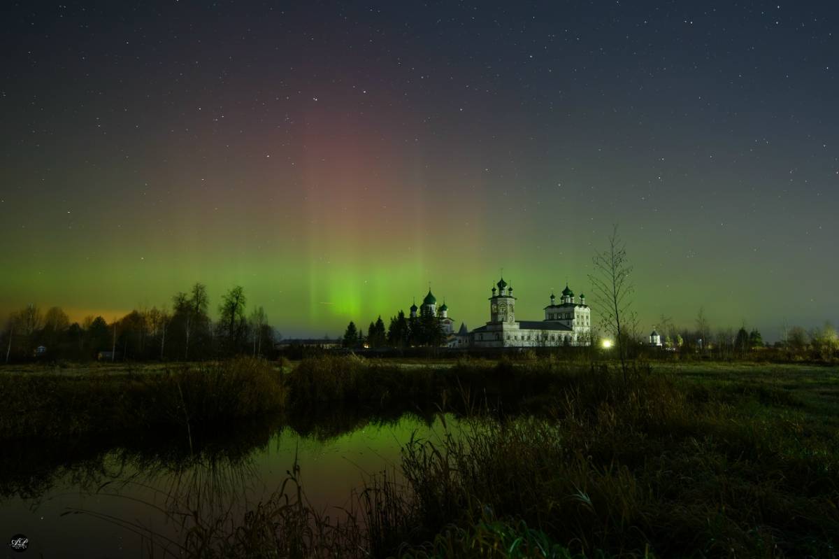 Одно из самых сильных полярных сияний за десять лет наблюдалось сегодня