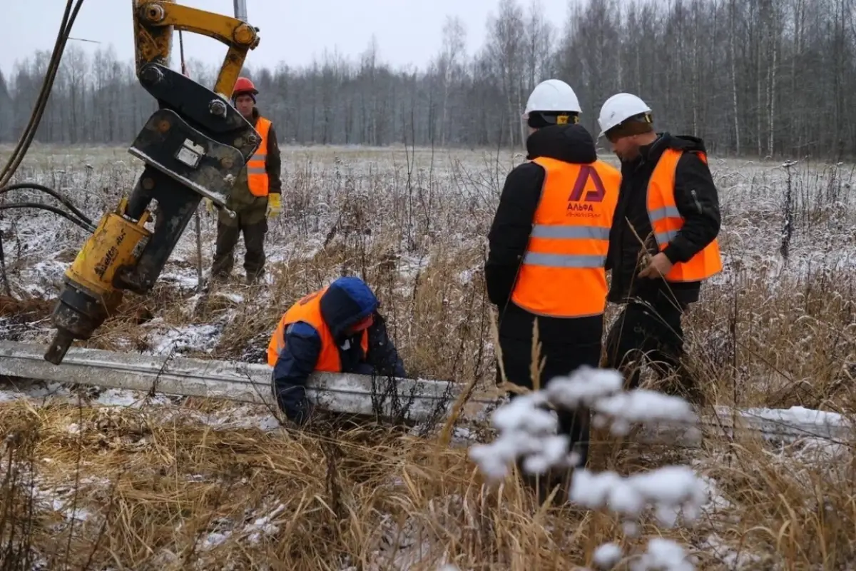 В Батецком округе стартовала реконструкция линии электропередачи