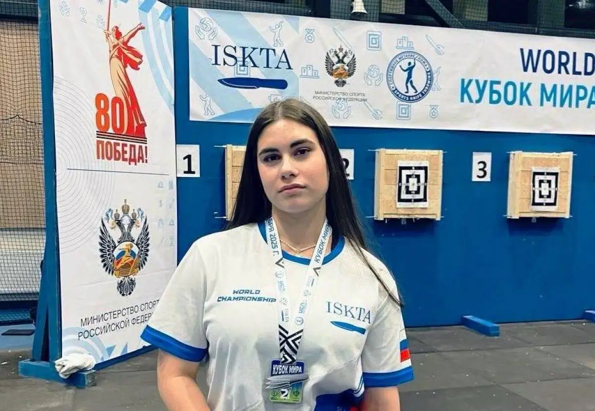 Новгородка завоевала серебро Кубка мира по спортивному метанию ножа