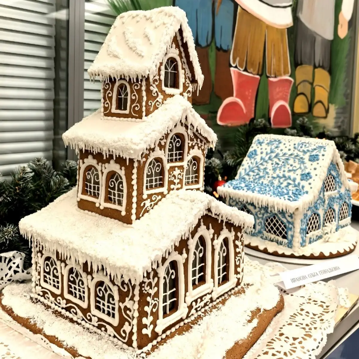 Необыкновенно красивые пряничные домики испекли в Валдае