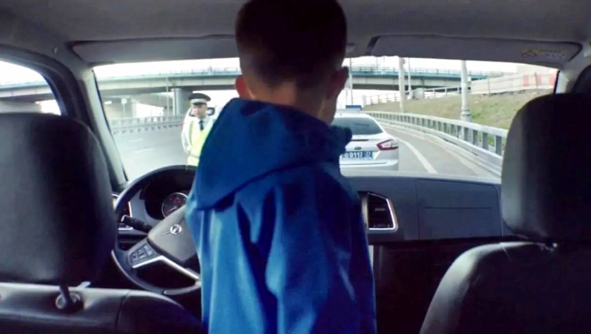 Иллюстрация: кадр видео ГИБДД