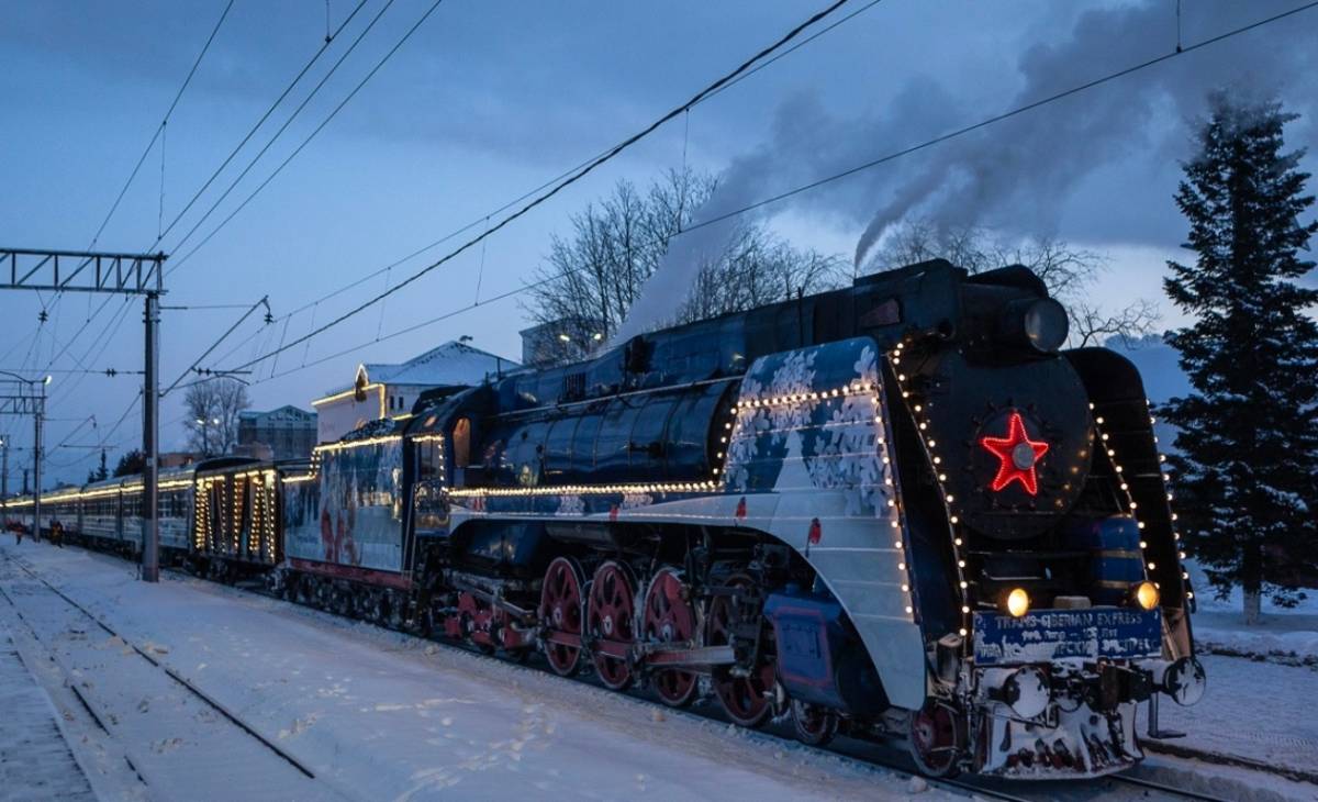 5 января поезд Деда Мороза сделает остановки в Великом Новгороде и Чудове