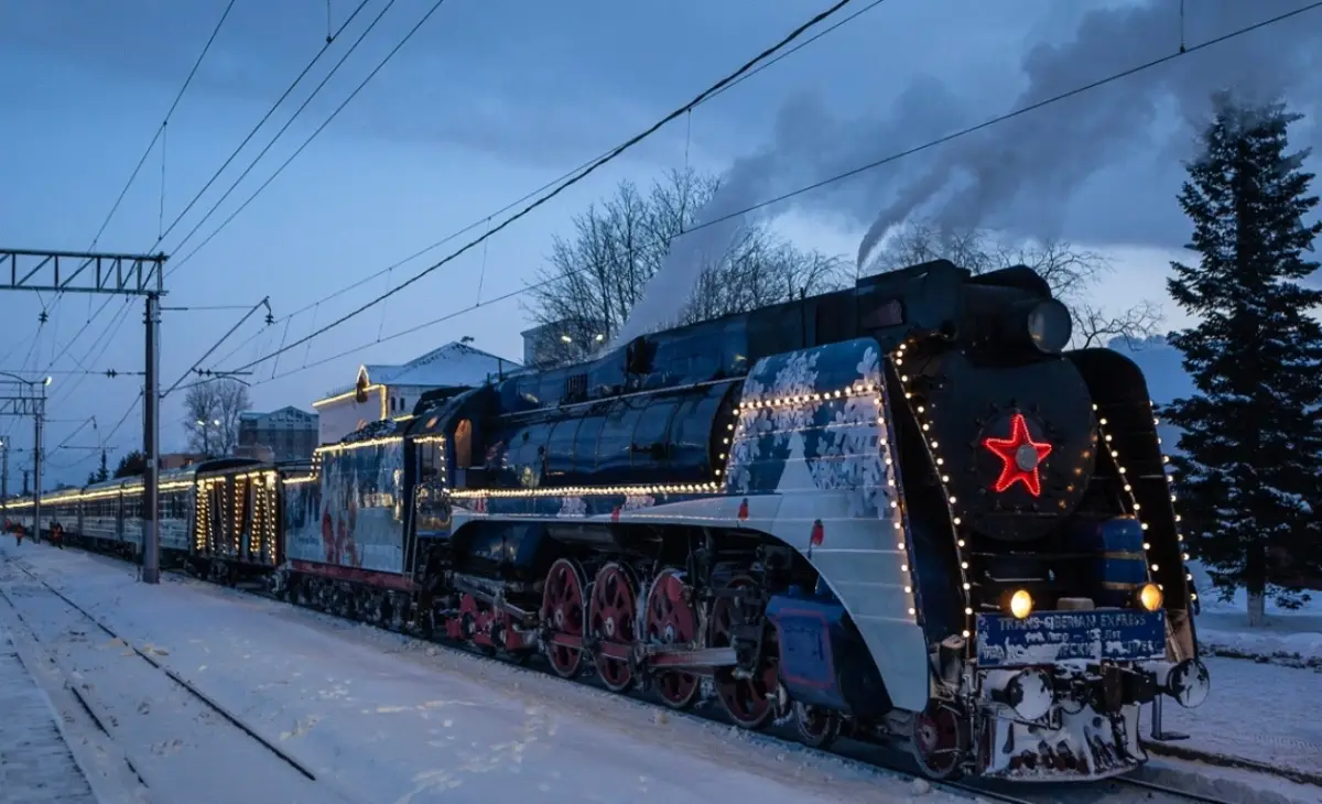 5 января поезд Деда Мороза сделает остановки в Великом Новгороде и Чудове