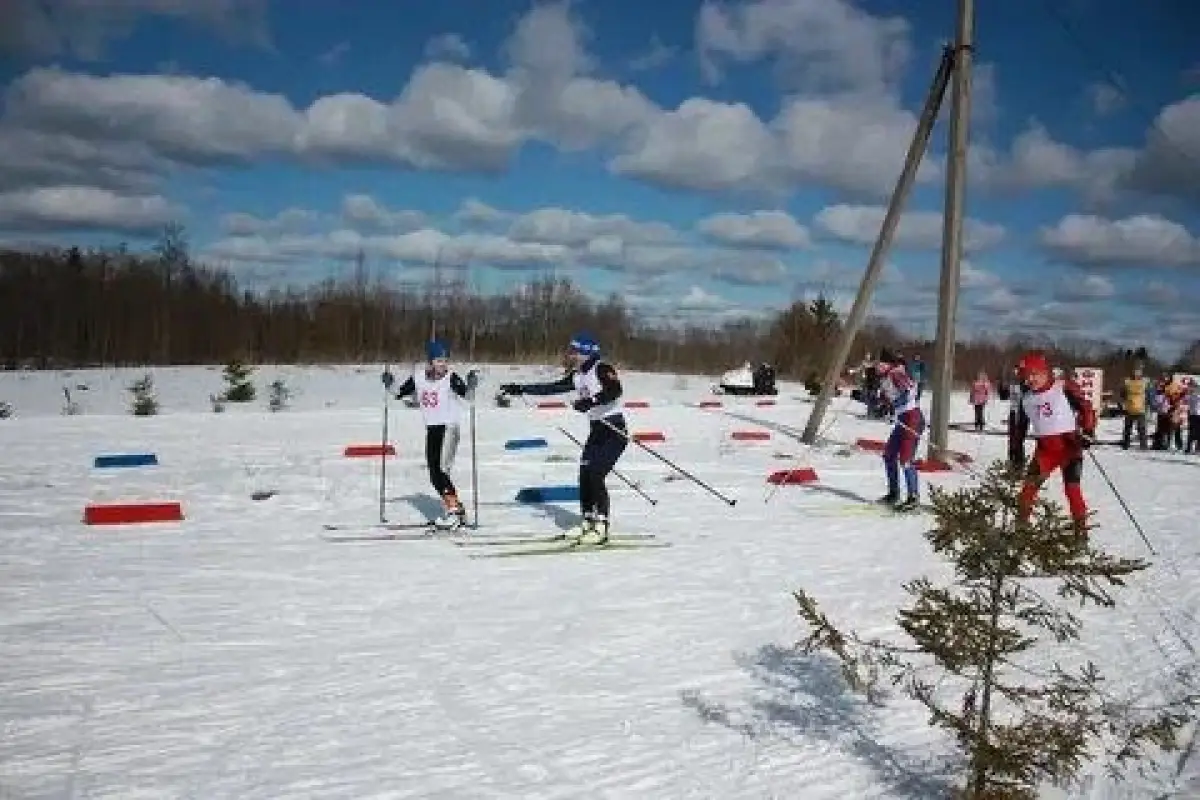 В Окуловском округе состоялась Рождественская лыжная гонка